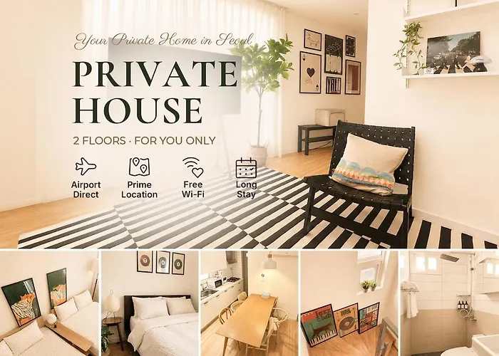 Grand Private Entire House * Seúl